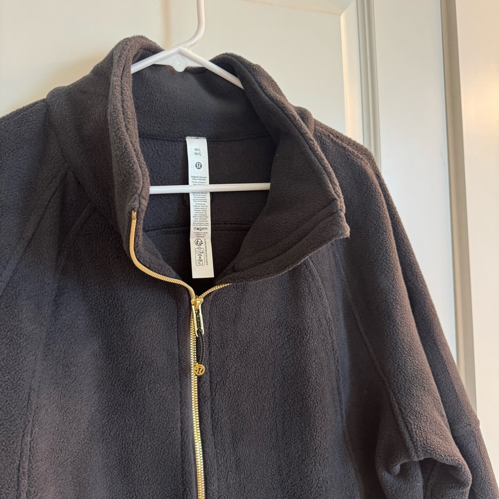 lululemon tumbled fleece funnel neck full zip - Picture 4 of 4
